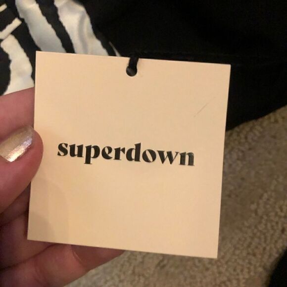 Small Tilly Zip up Spring Jacket in Black & White Zebra - Picture 6 of 9